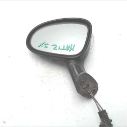 010140 Specchietto retrovisore laterale meccanico sinistro Chevrolet Matiz 2000-06 nero