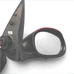 017003 Specchietto retrovisore laterale elettrico destro Peugeot 206 1998-03 7fili rosso